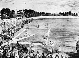 First Documented Baseball game in North America